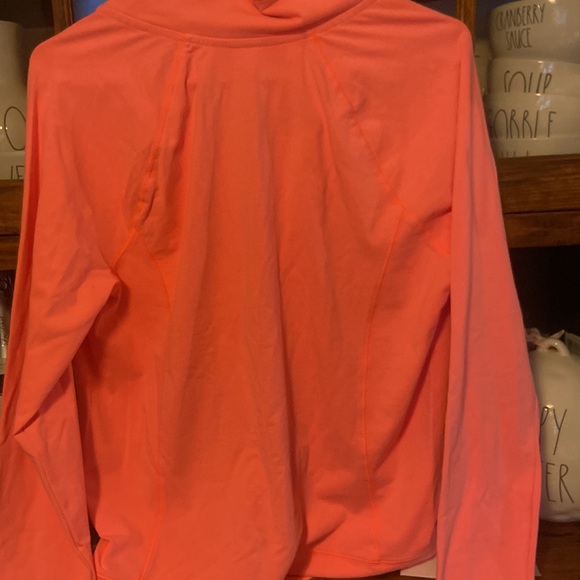 Size large womens pink Victoria secret quarter zip shirt - Picture 5 of 7